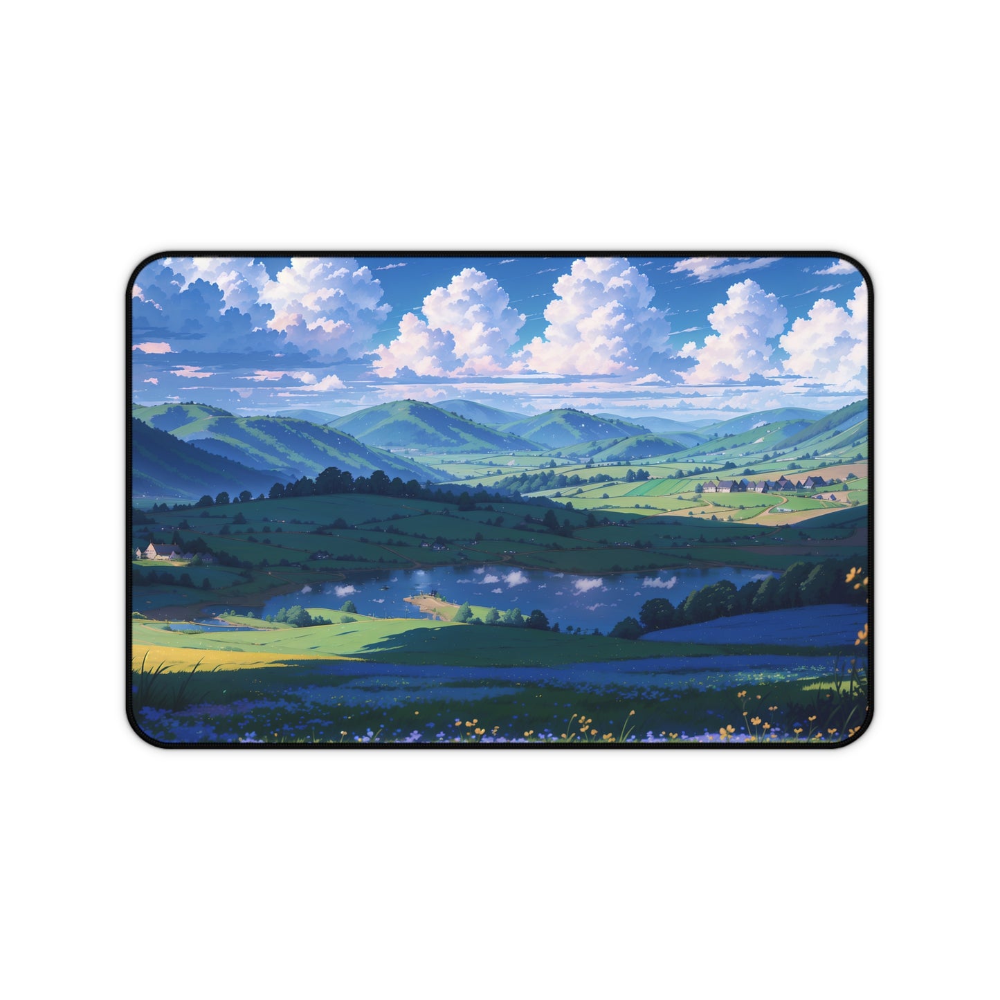 Lofi nature Desk Mat