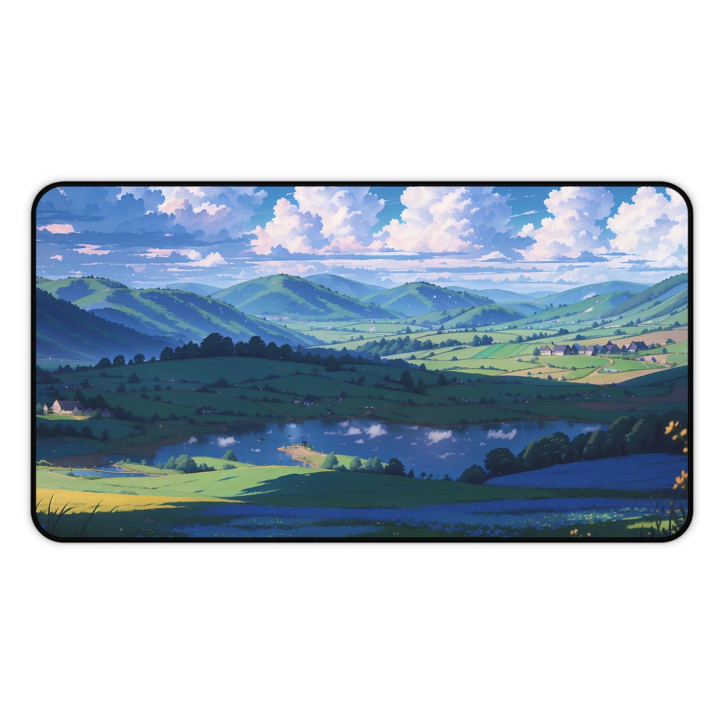 Lofi nature Desk Mat
