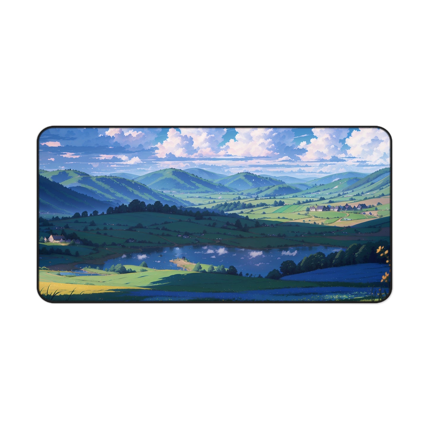 Lofi nature Desk Mat