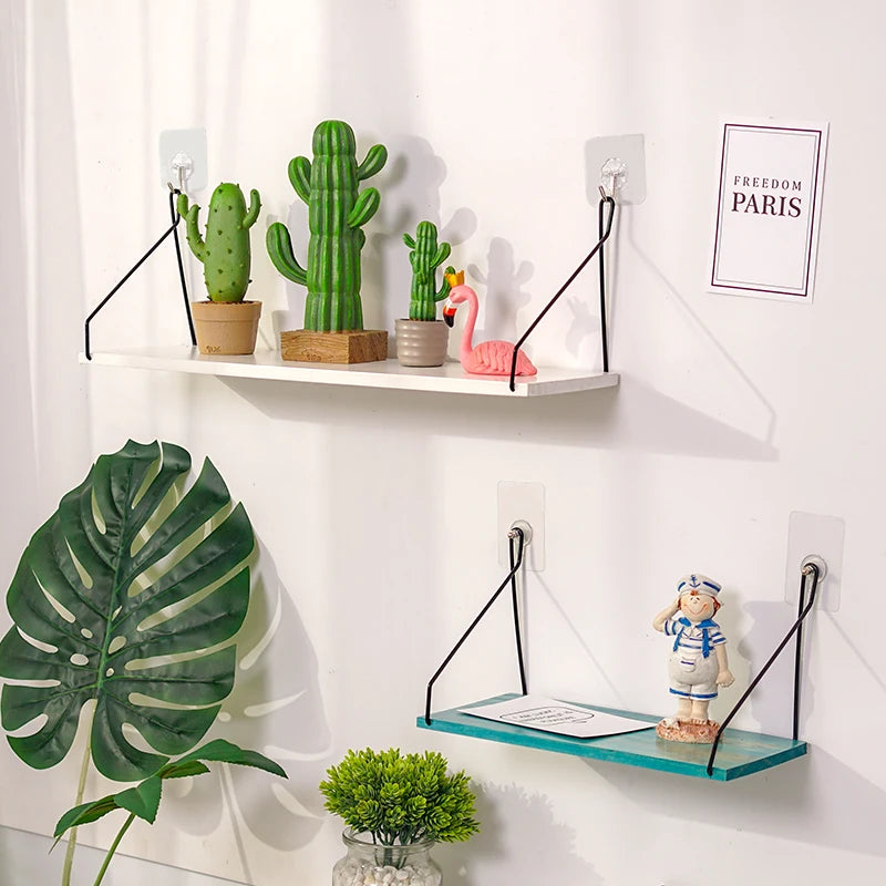 Wooden Wall Hanging Shelves
