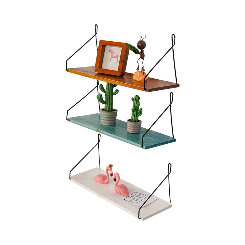 Wooden Wall Hanging Shelves